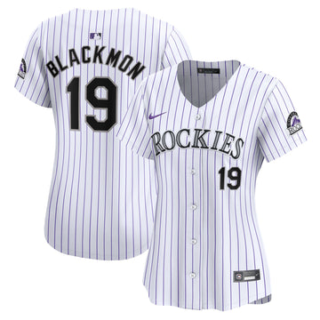 Charlie Blackmon Colorado Rockies white Limited jersey
