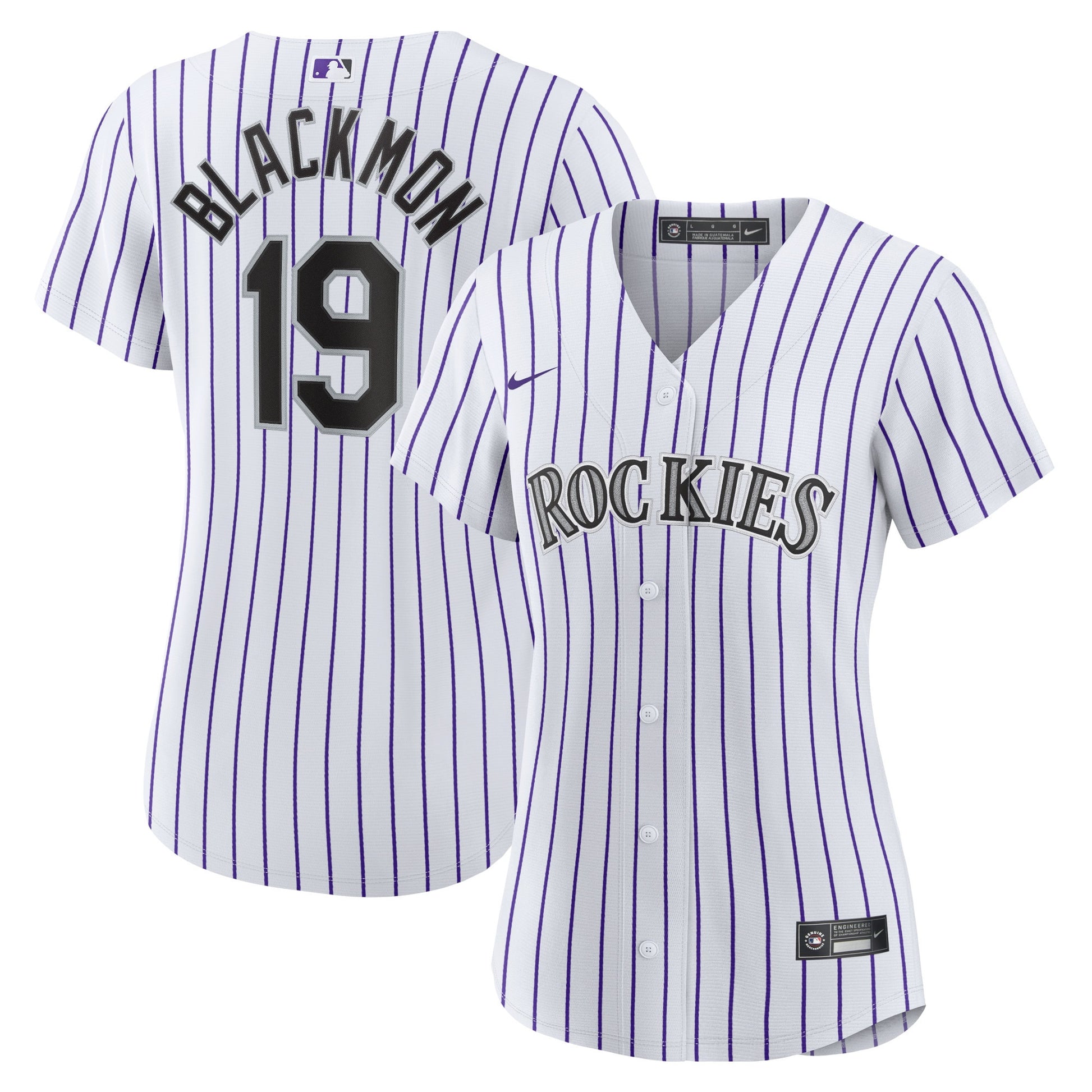 Charlie Blackmon Colorado Rockies white Home jersey