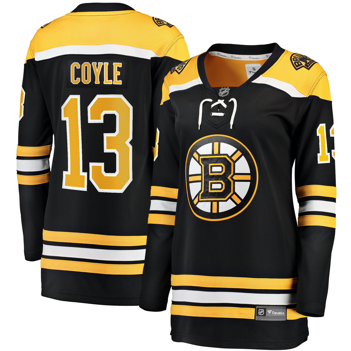 Charlie Coyle Boston Bruins black Home jersey