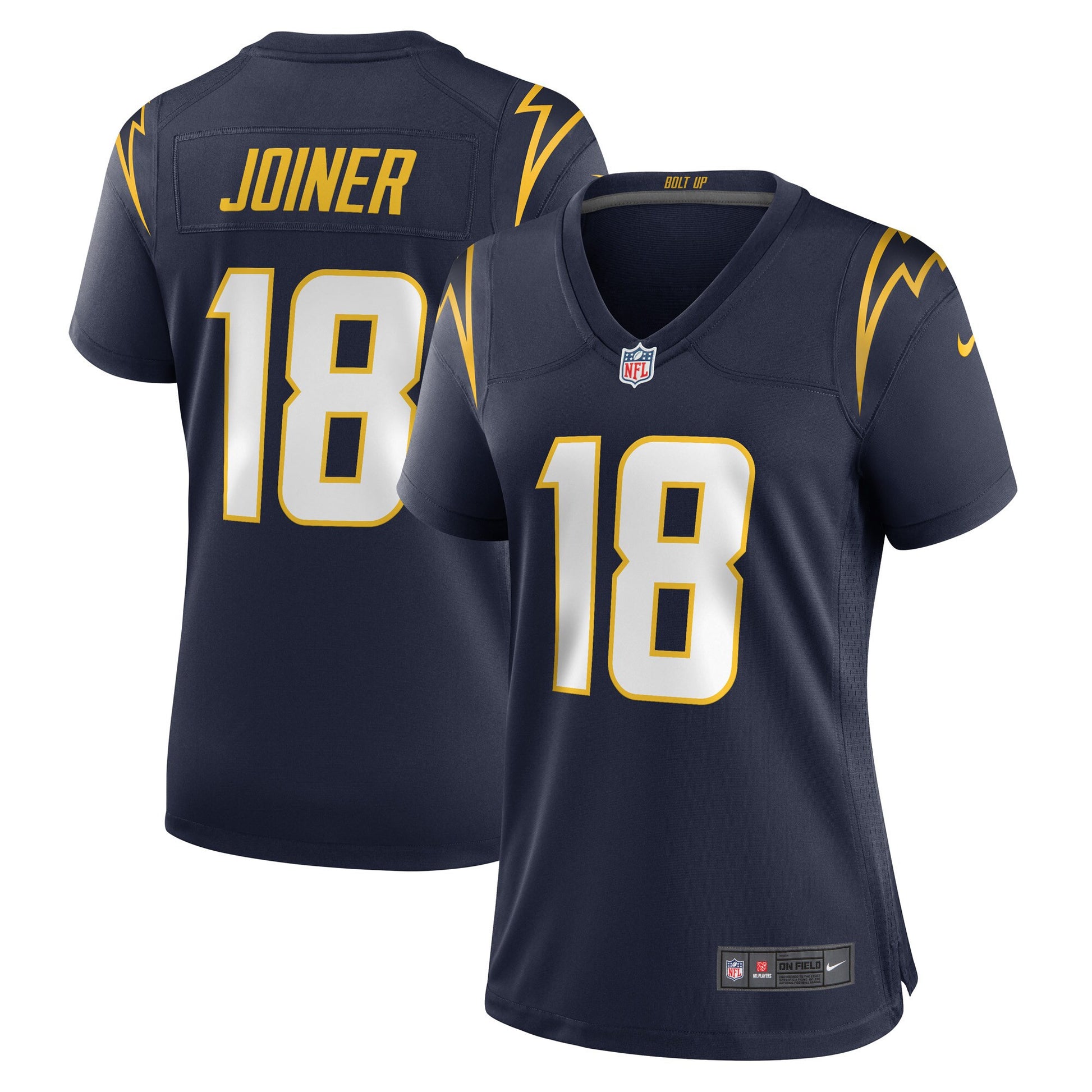 Charlie Joiner Los Angeles Chargers navy jersey