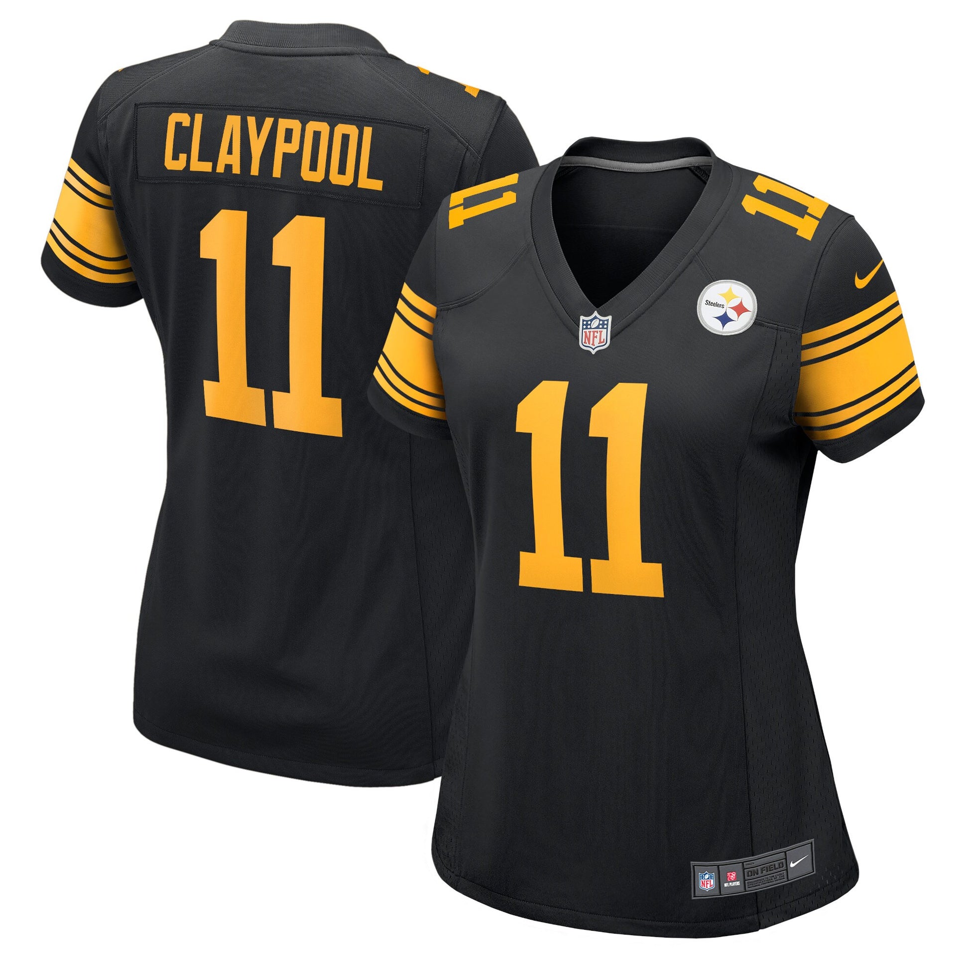 Chase Claypool Pittsburgh Steelers black Alternate jersey