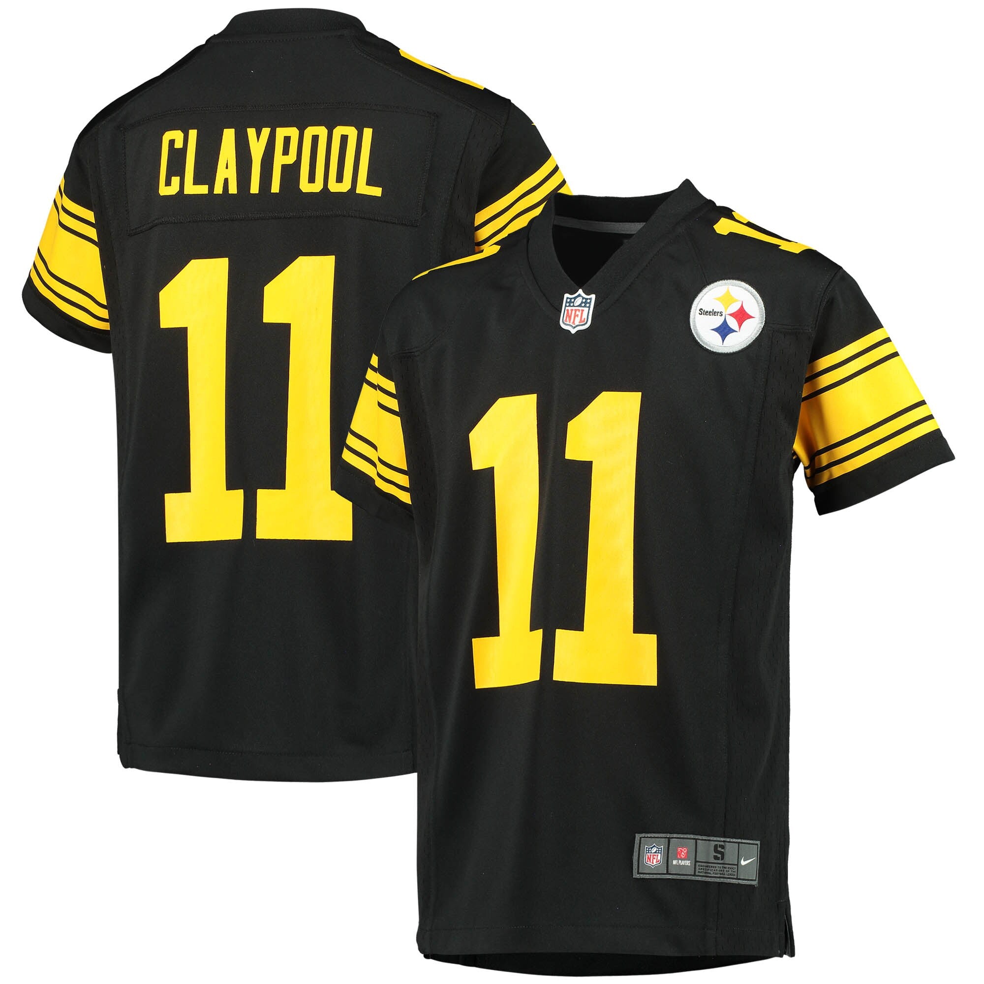 Chase Claypool Pittsburgh Steelers black Alternate jersey