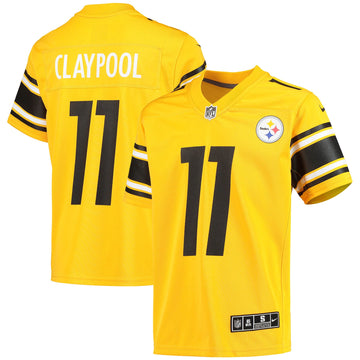 Chase Claypool Pittsburgh Steelers gold jersey