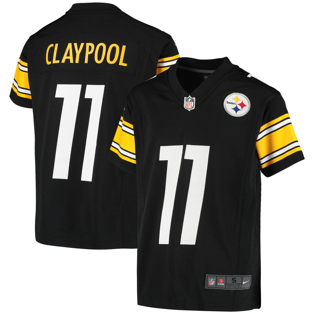 Chase Claypool Pittsburgh Steelers black jersey