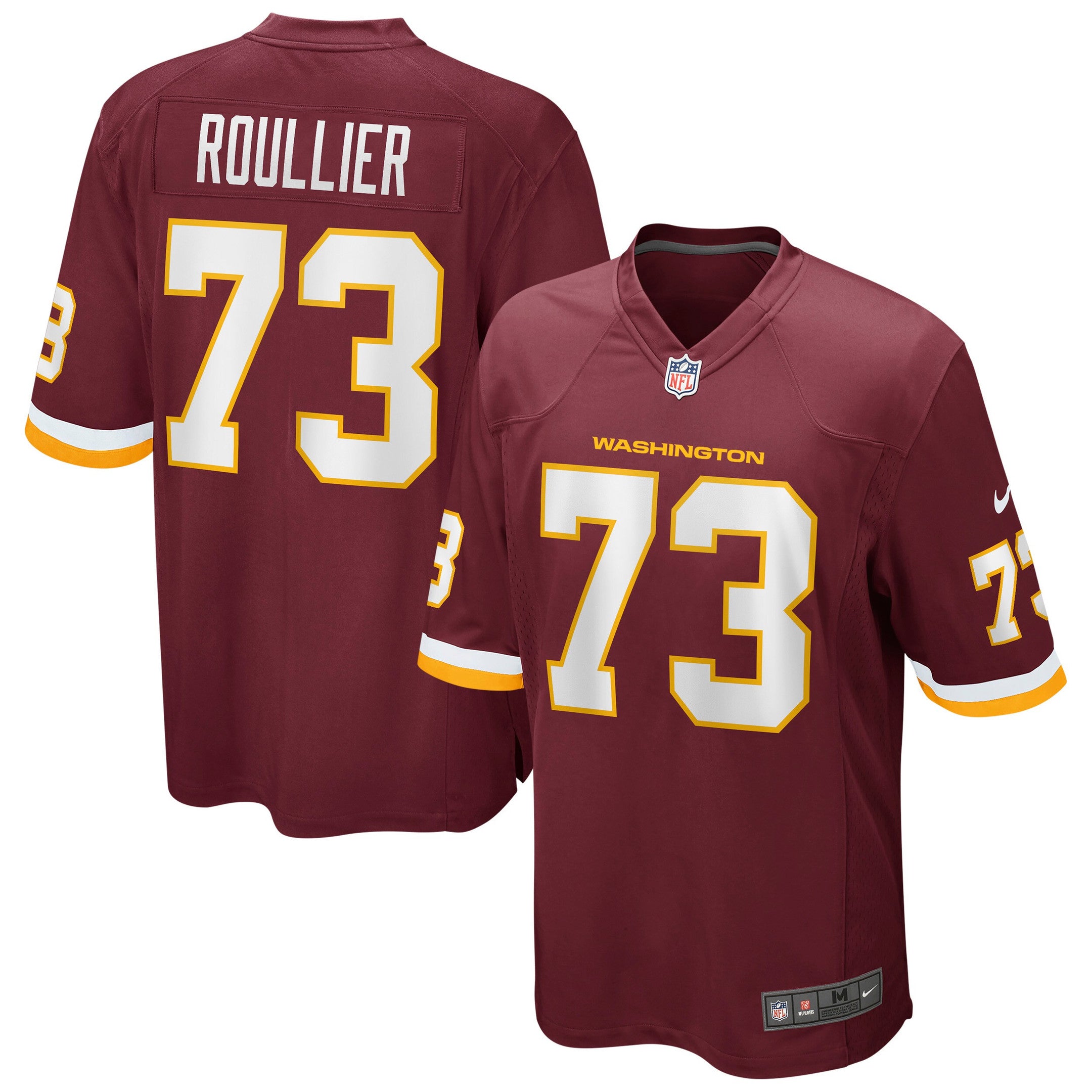 Chase Roullier Washington Washington Commanders burgundy Game jersey
