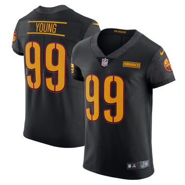 Chase Young Washington Commanders black Vapor jersey