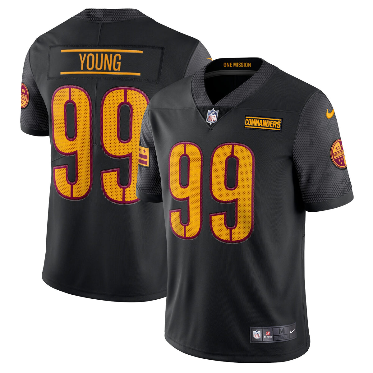 Chase Young Washington Commanders black Limited jersey