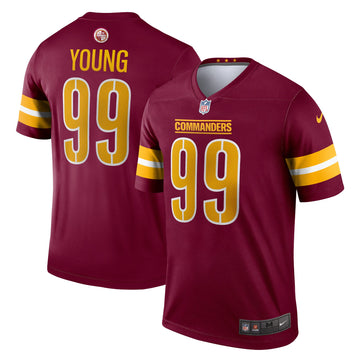 Chase Young Washington Commanders burgundy Legend jersey