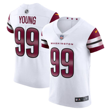 Chase Young Washington Commanders white Vapor jersey