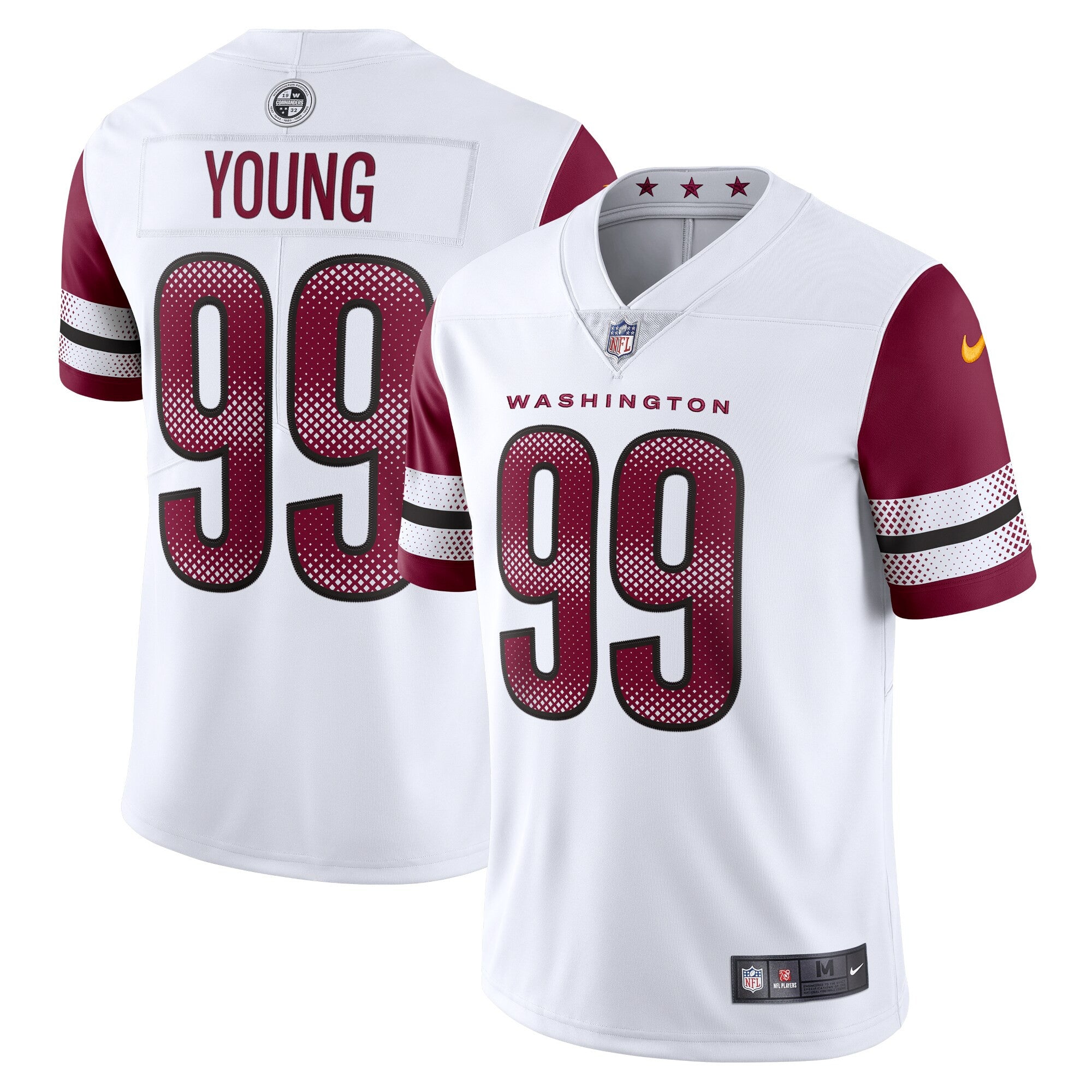 Chase Young Washington Commanders white Limited jersey