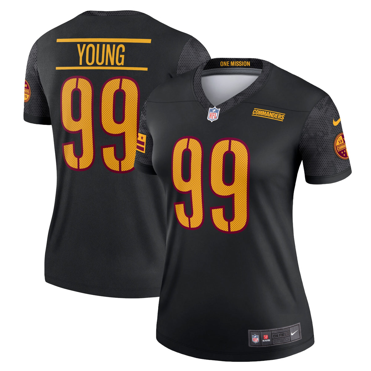 Chase Young Washington Commanders black Legend jersey