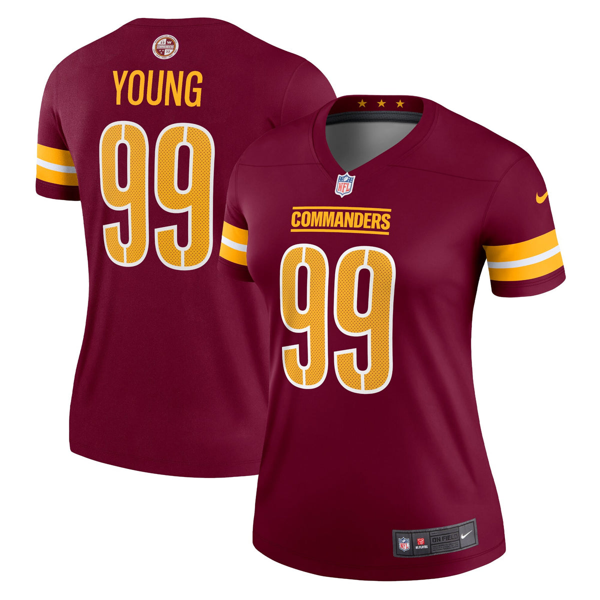 Chase Young Washington Commanders burgundy Legend jersey