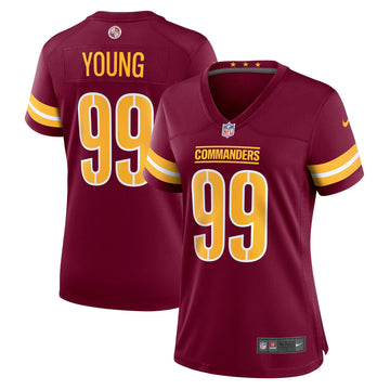 Chase Young Washington Commanders burgundy jersey
