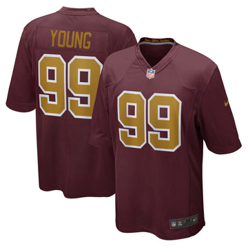 Chase Young Washington Washington Commanders burgundy Alternate jersey