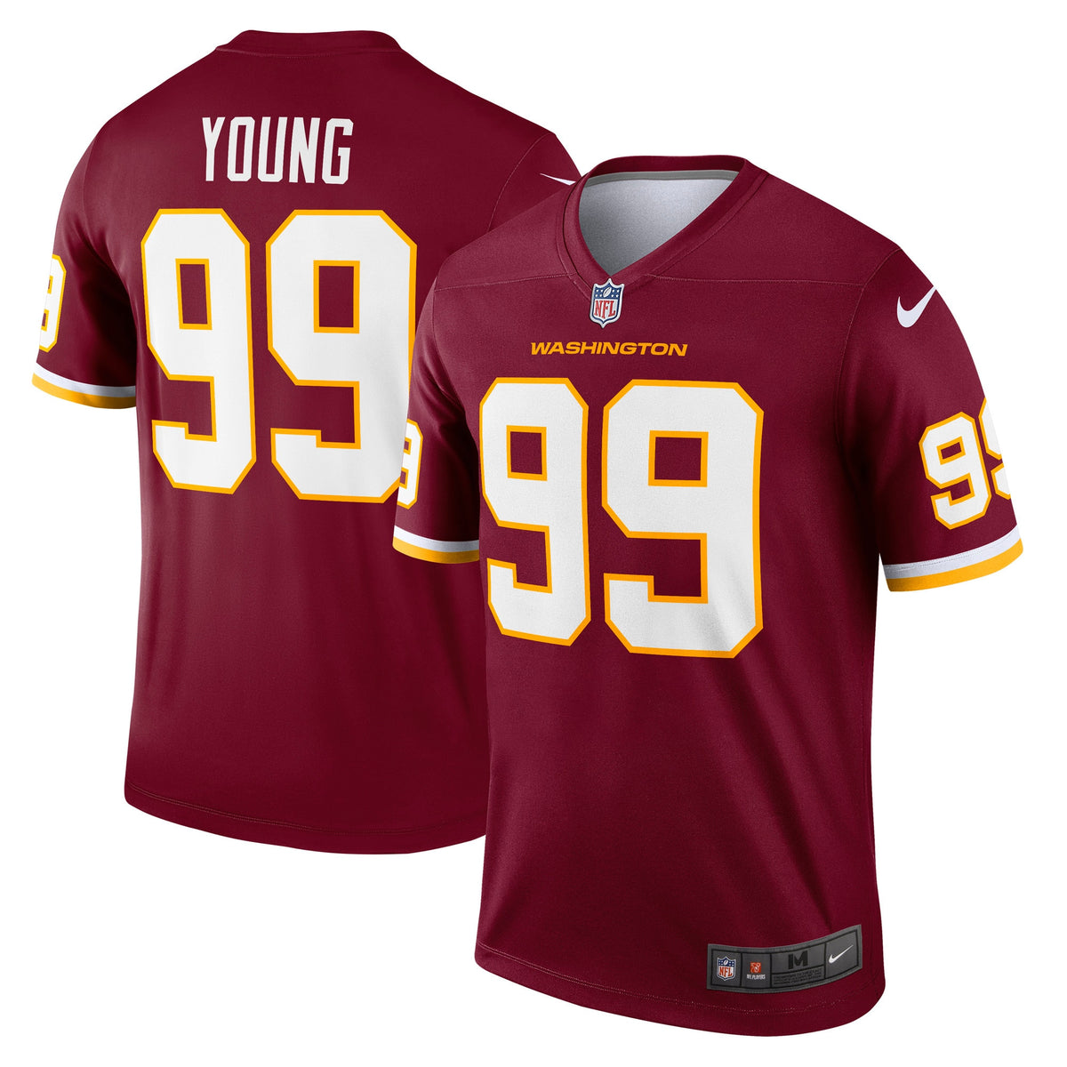Chase Young Washington Washington Commanders burgundy Legend jersey