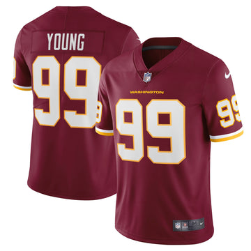 Chase Young Washington Washington Commanders burgundy Vapor jersey