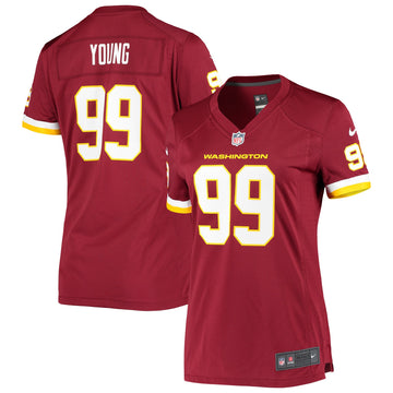 Chase Young Washington Washington Commanders burgundy jersey