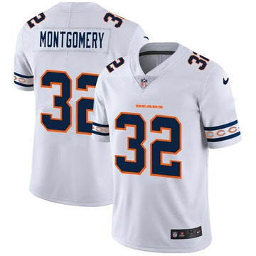 David Montgomery Chicago Bears white Limited jersey