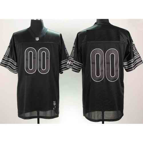 Custom Chicago Bears black jersey
