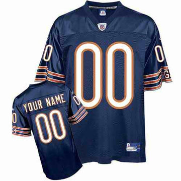 Custom Chicago Bears blue jersey