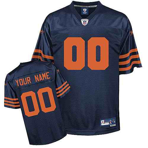 Custom Chicago Bears blue jersey