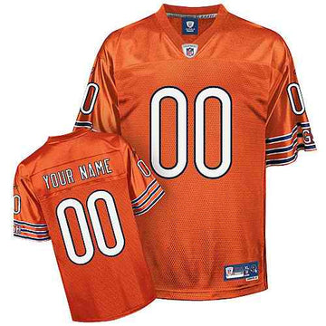 Custom Chicago Bears orange jersey