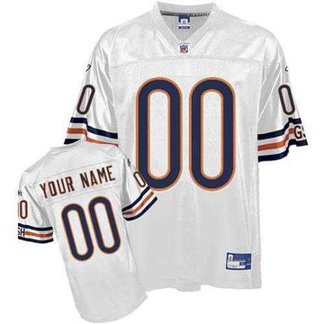 Custom Chicago Bears white jersey