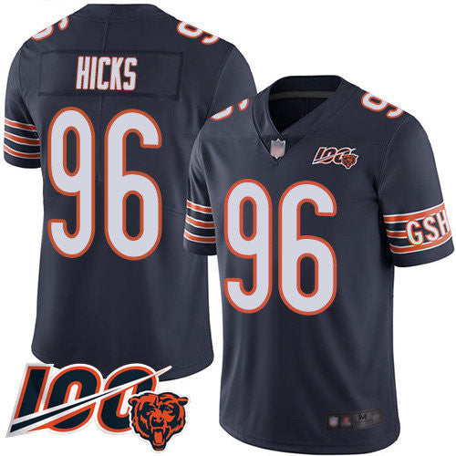Akiem Hicks Chicago Bears navy Limited jersey