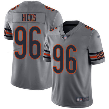 Akiem Hicks Chicago Bears silver Inverted Legend jersey