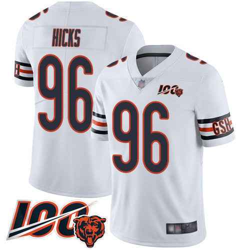Akiem Hicks Chicago Bears white Vapor jersey