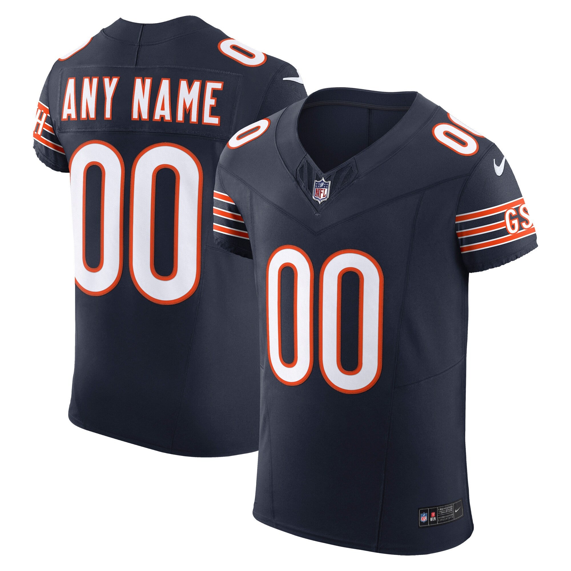 Chicago Bears navy Vapor jersey