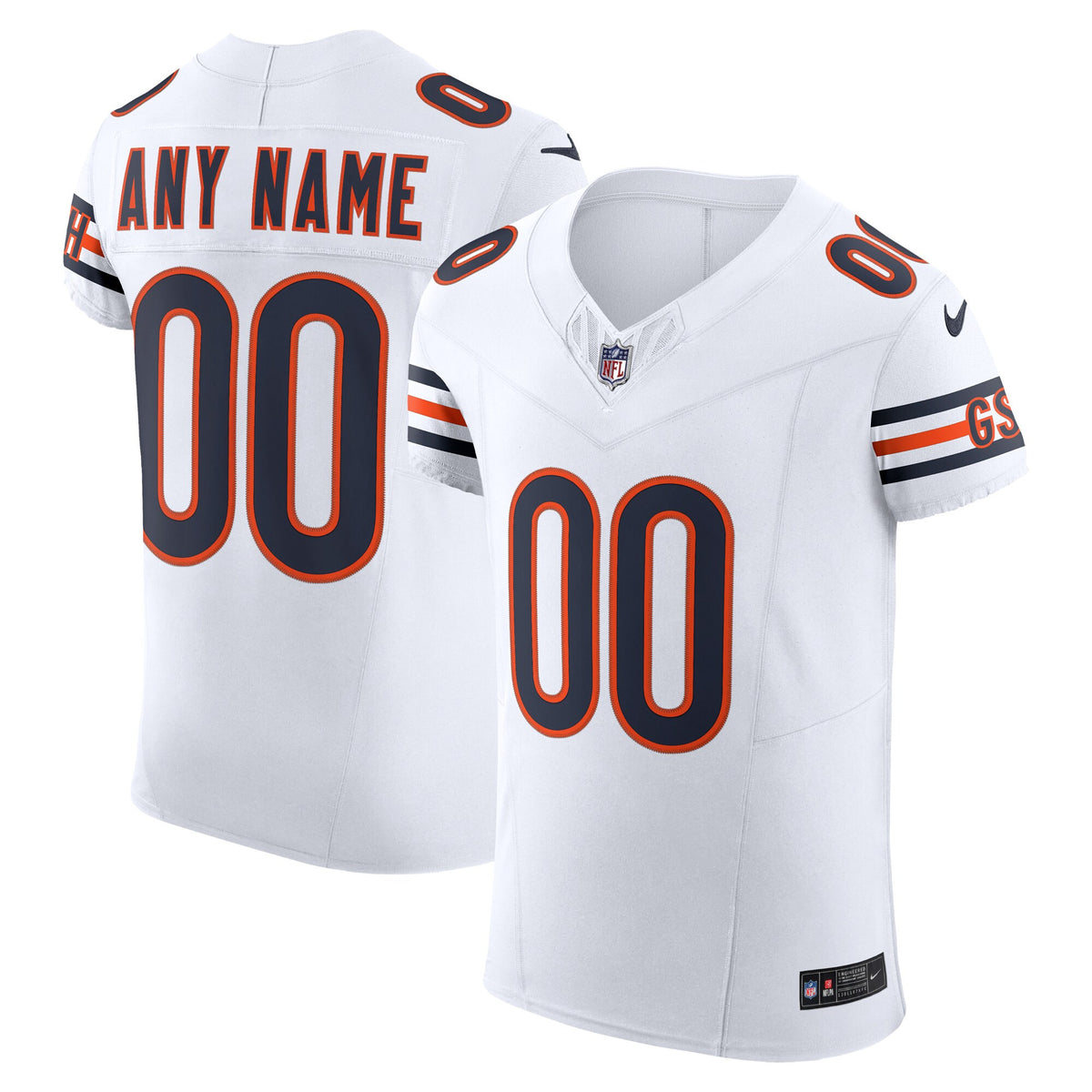 Chicago Bears white Vapor jersey