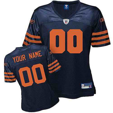 Custom Chicago Bears blue jersey