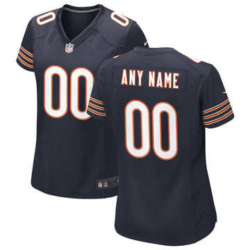 Custom Chicago Bears navy jersey
