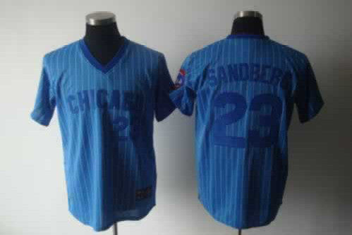 Sandberg Chicago Cubs blue jersey