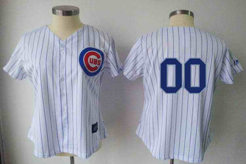Blank White Chicago Cubs blue jersey