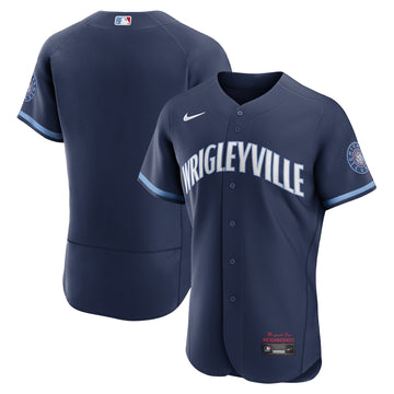 Chicago Cubs navy City Connect jersey