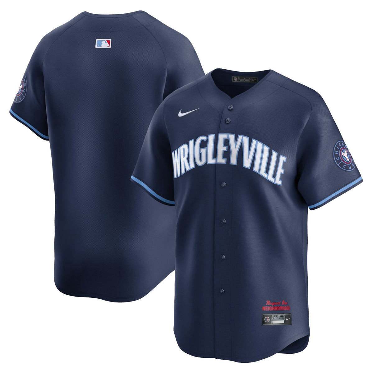 Chicago Cubs navy City Connect jersey