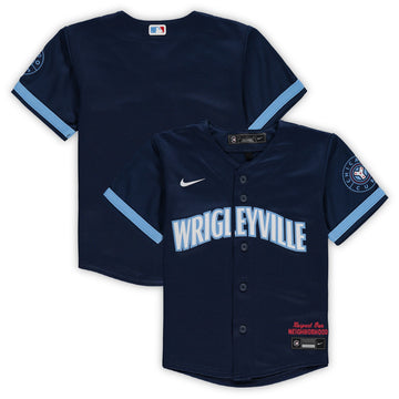 Chicago Cubs navy City Connect jersey