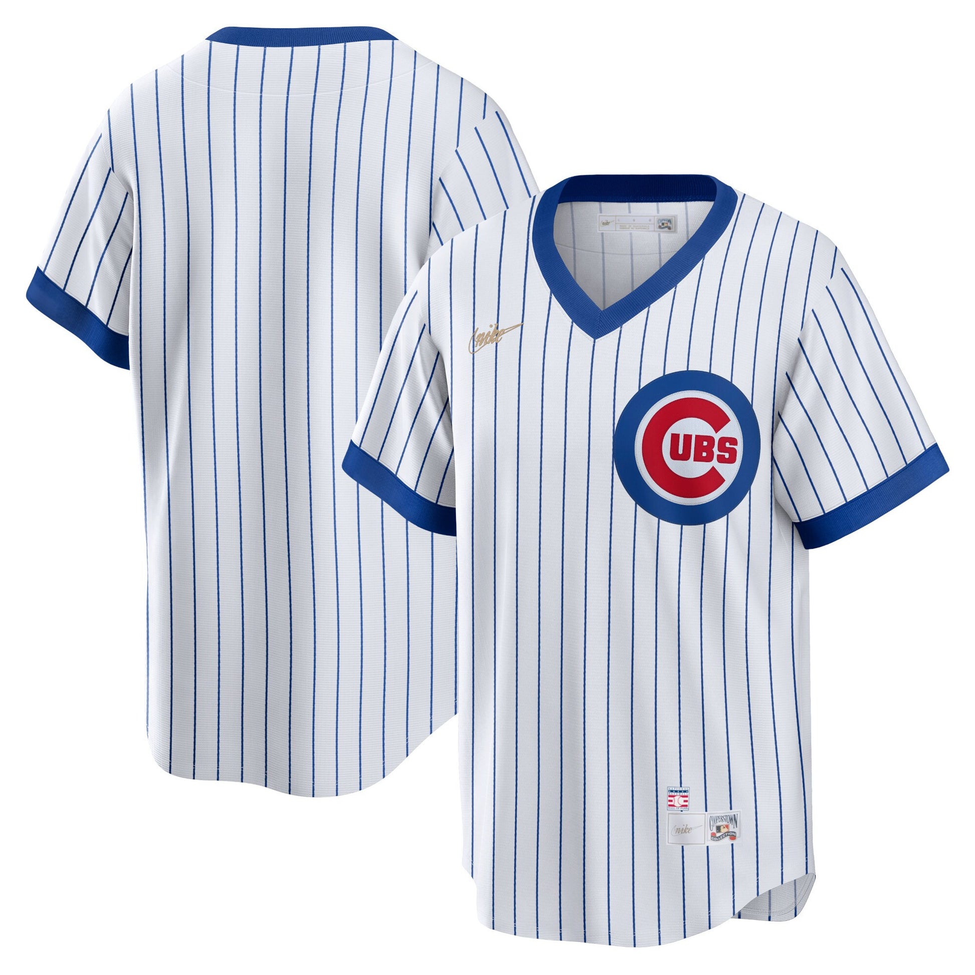 Chicago Cubs white Cooperstown jersey