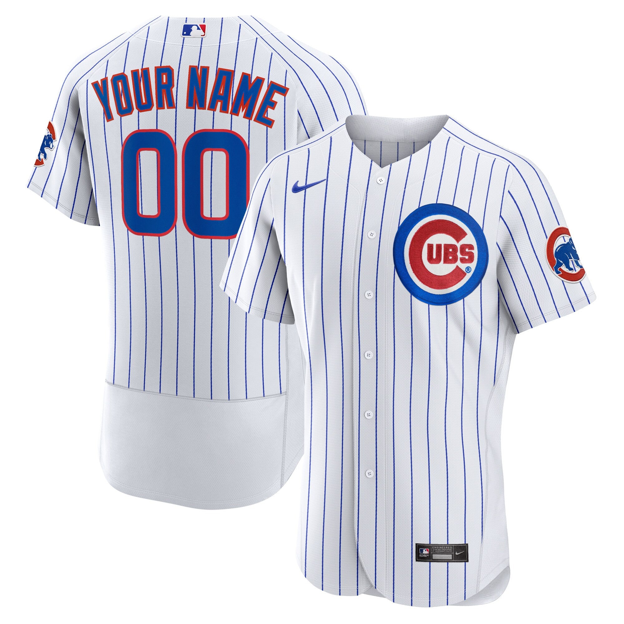 Chicago Cubs white Home jersey