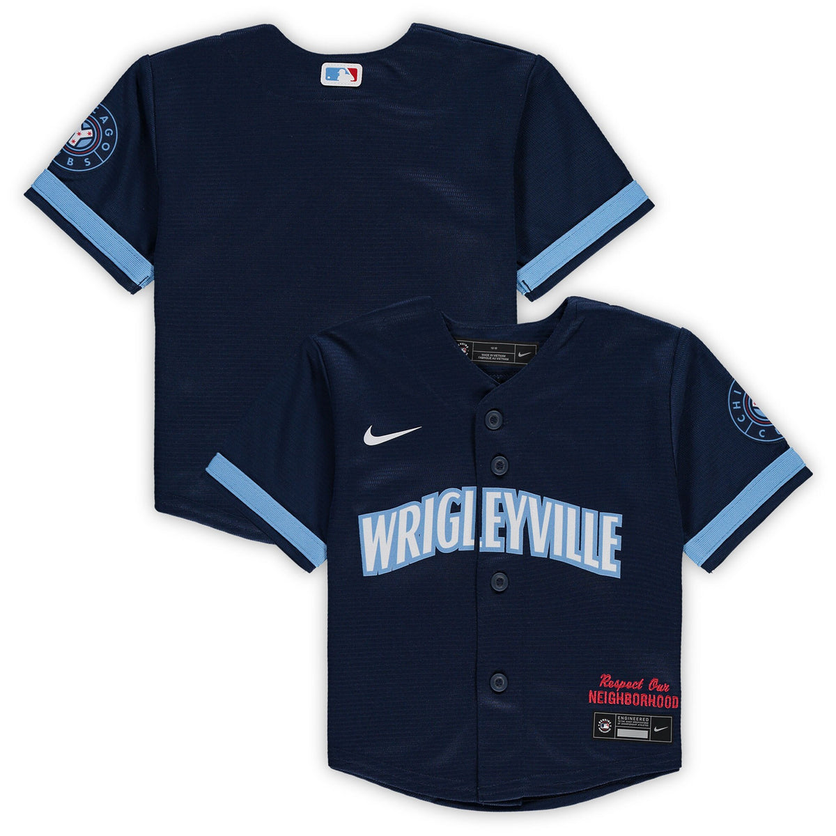 Chicago Cubs navy City Connect jersey