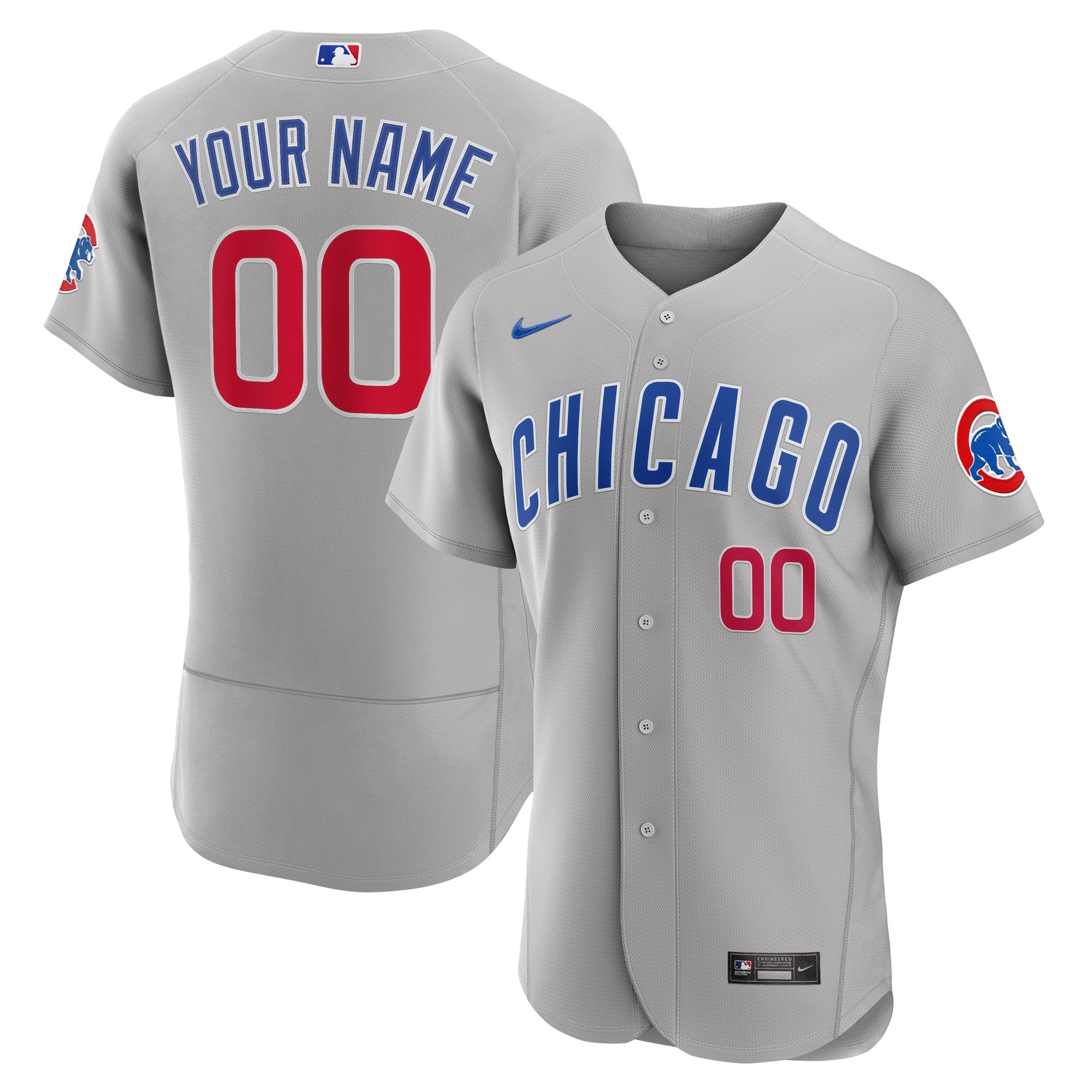 Chicago Cubs gray Road jersey
