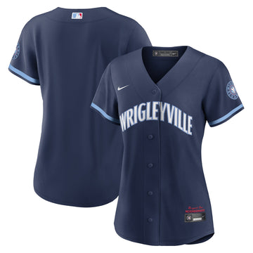 Chicago Cubs navy City Connect jersey