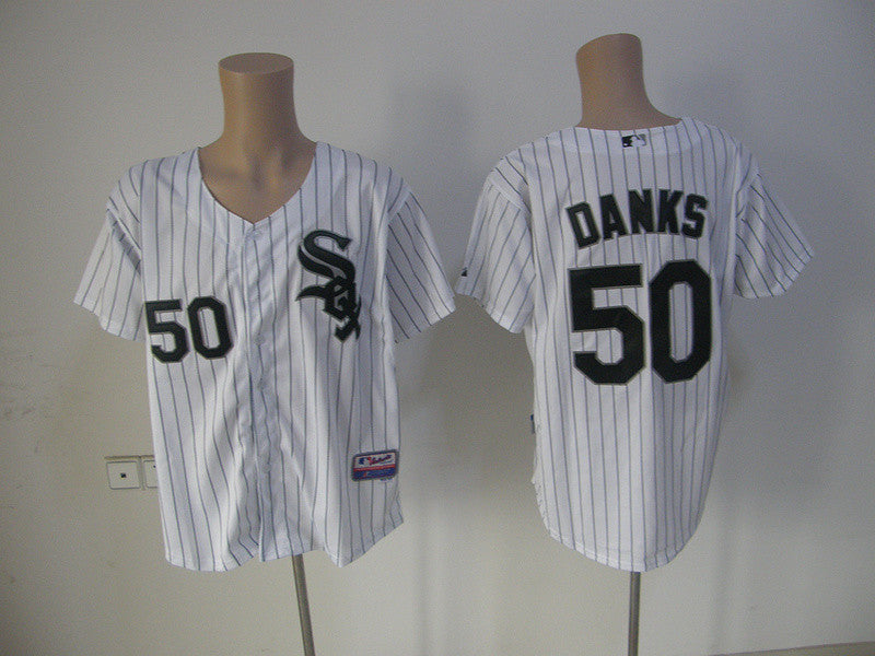 Danks Chicago White Sox white jersey