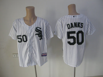Danks Chicago White Sox white jersey