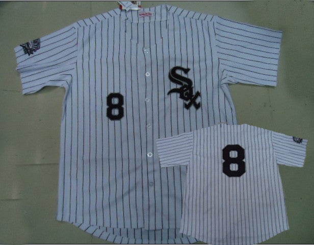 Chicago White Sox white Throwback jersey
