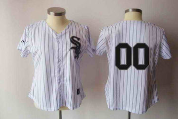 Blank White Chicago White Sox black jersey