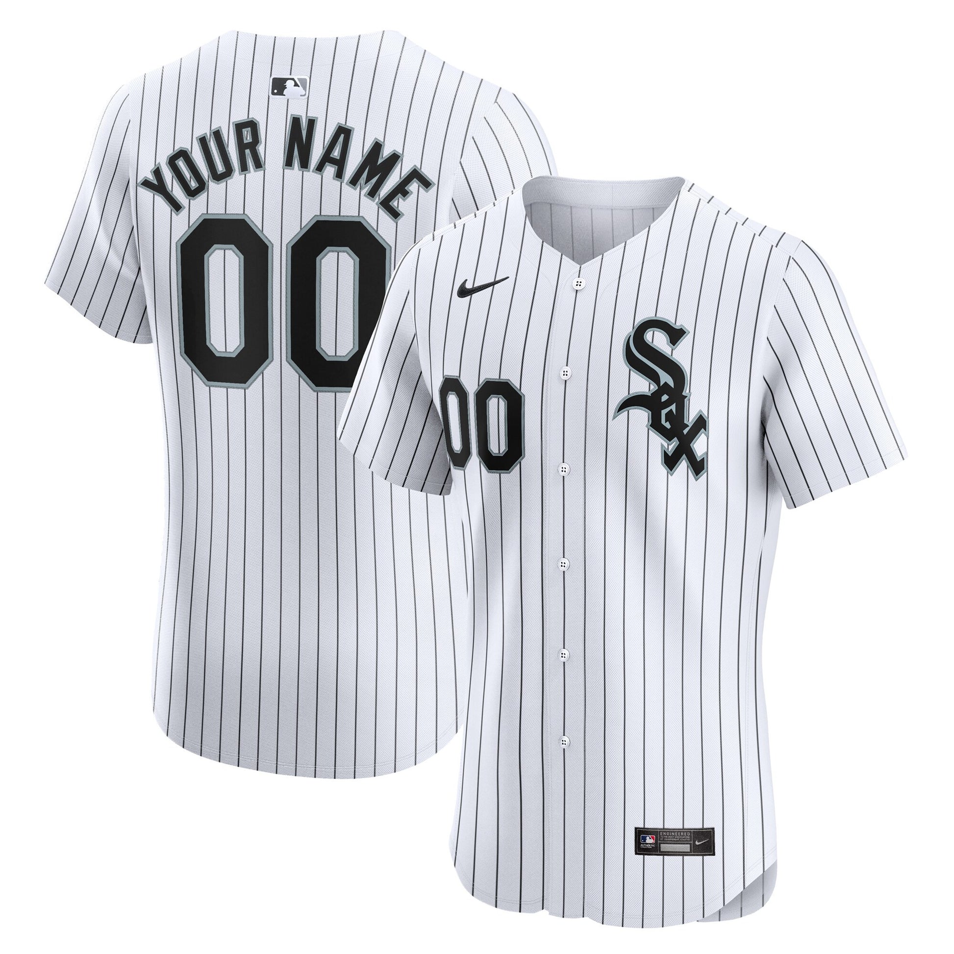 Chicago White Sox white Elite jersey