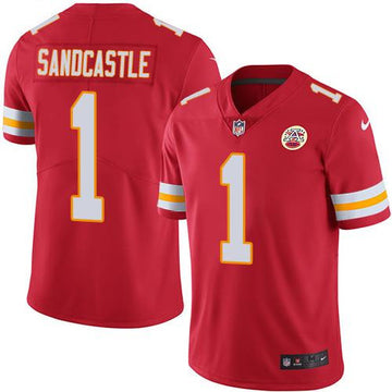 Leon Sandcastle Kansas City Chiefs red Limited jersey